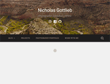 Tablet Screenshot of nicholasgottlieb.com